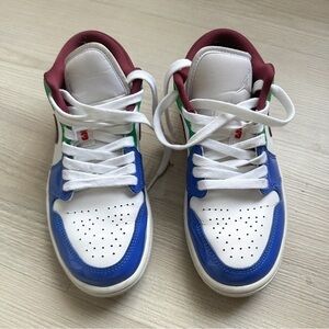 Nike Air Jordan 1 low multi color shoes